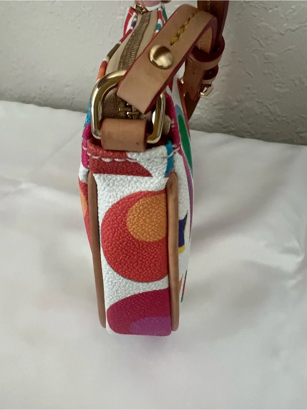 Dooney & Bourke Small Crossbody Bag - Multicolor/Red